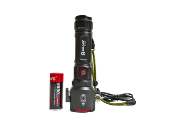 Rechargeable LED Torch with 8800mAh Battery & Long-Distance Beam!