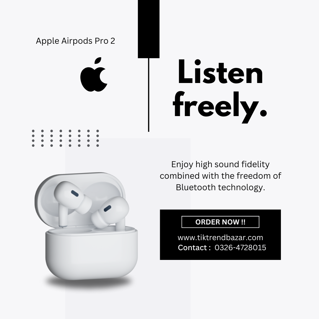 Apple AirPods Pro 2 – USA Edition | Premium Sound & Next-Gen ANC
