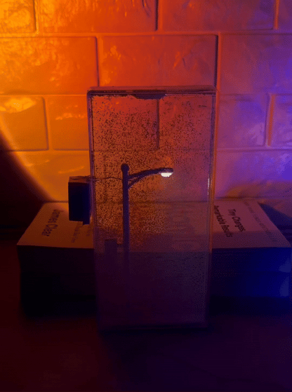 DIY Snowfall Lamp – Aesthetic Winter Night Light