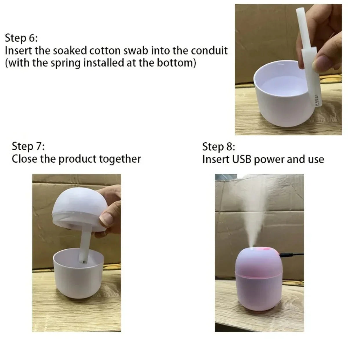 USB-Powered Humidifier & Diffuser – Long-Term Spray & Auto Shut-Off!