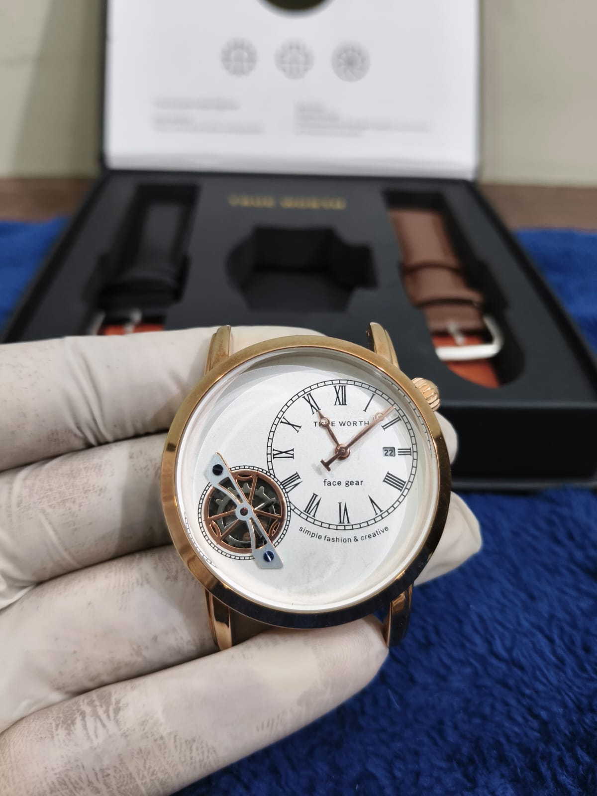 True-Worth Face Gear - Dual Straps Luxury Watches