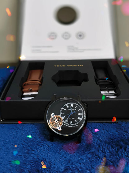 True-Worth Face Gear - Dual Straps Luxury Watches