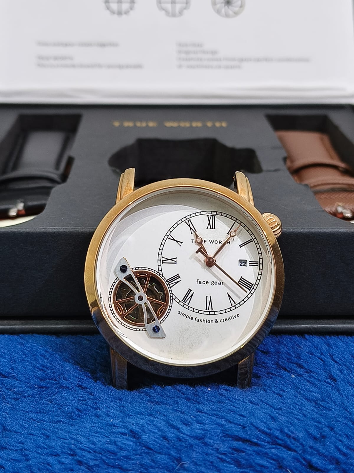True-Worth Face Gear - Dual Straps Luxury Watches