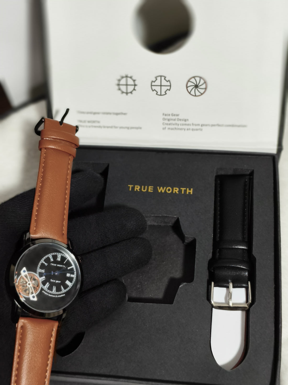 True-Worth Face Gear - Dual Straps Luxury Watches