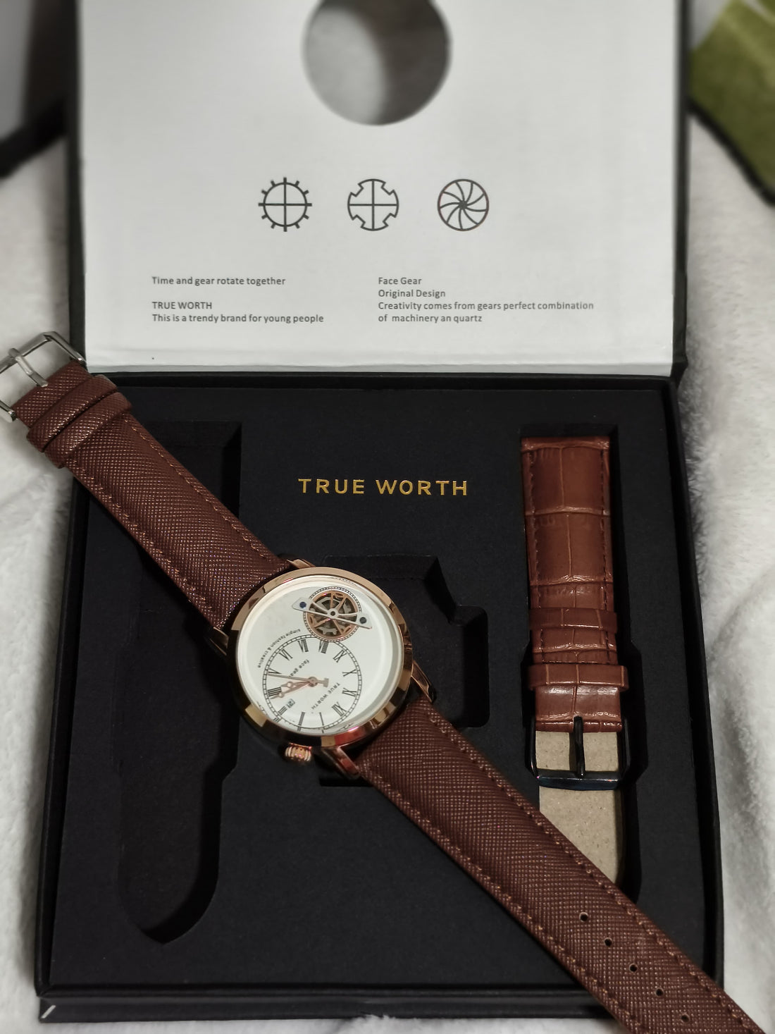 True-Worth Face Gear - Dual Straps Luxury Watches