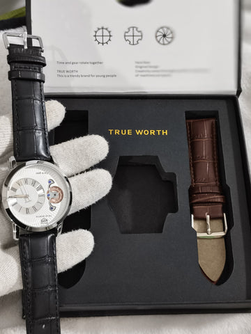 True-Worth Face Gear - Dual Straps Luxury Watches