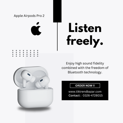 Apple AirPods Pro 2 – USA Edition | Premium Sound & Next-Gen ANC