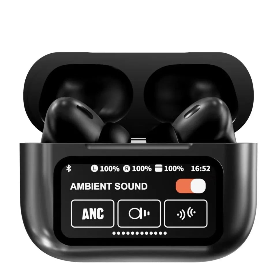 A9 Pro AirPods with OLED Display – All Functions Fully Working, USA Made