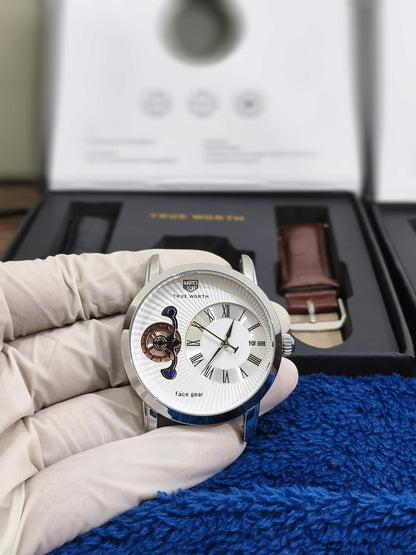 True-Worth Face Gear - Dual Straps Luxury Watches
